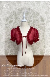Alice Girl Knitting Heart Short Bolero(13th Pre-Order/Full Payment Without Shipping)